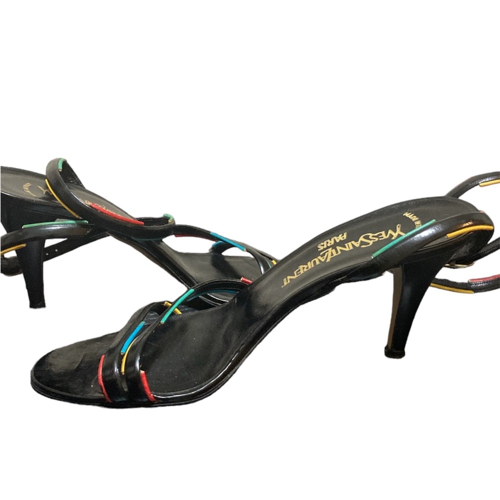 Saint Laurent MultiColor Strap Sandals
